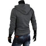 BAIJOE Autumn Winter Hoodies Men Sweatshirt Fashion Mens Hoodies Streetwear Chest print Zipper cardigan Hooded Brand Clothing