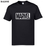 BAIJOE 2017 New Fashion MARVEL t-Shirt men cotton short sleeves Casual male tshirt marvel t shirts men tops tees Free shipping