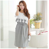 BAHEMAMI 2018 Summer Maternity Clothing Wear Breast Feeding Cotton Maternity Dresses Clothes for Pregnant Women Pregnant Dress