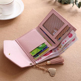 Baellerry Fashion Tassel Women Short Wallet Soft PU Leather Female Wallet Ladies Small Purse Multi Card Holder Girls Money Bags Baellerry Fashion Tassel Women Short Wallet Soft PU Leather Female Wallet Ladies Small Purse Multi Card Holder Girls Money Bags