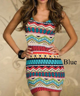 BAEKADOO Women Casual Striped Mini Retro Dress Vestidos Party Dress