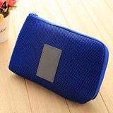 Hot item! Portable Shockproof Nylon Gadget Devices USB Cable Organizer Case Storage Bag