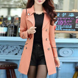Hot High Quality Women Trench Coat 2016 Plus Size 100% Cotton Clothes Autumn Winter Women Coat