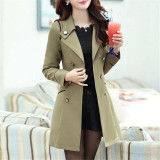 Hot High Quality Women Trench Coat 2016 Plus Size 100% Cotton Clothes Autumn Winter Women Coat