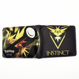Hot Game Poke Go Wallets Cute Cartoon Pocket Monster Wallets BilleteraFor Teenager Boy Girls Leather Money Bag Purse