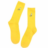 Cartoon Fruit Embroidery Candy Socks