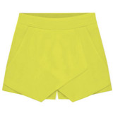 Hot Fashion Womens 6 Pure Candy Colors Irregular Asymmetrical Geometric Low Waist Shorts Culottes Shorts Girls Elegant Bud Skirt