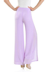 Hot Fashion Women Wide Leg Pants Plus Size Pants Loose Fit Women Baggy Summer Chiffon Zipper Thin Pants Ladies Black Blue Purple