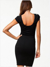 Hot Fashion Women Floral Lace Short Sleeve Evening Party Casual Mini Dress
