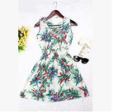 Hot Fashion Women Dress Print Plus Size Cheap Clothes China Vestidos de Festa Roupas Beach Chiffon Casual Summer Style Dress