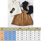 Hot Fashion 2017 Summer Women High Waist Lace Up Suede Leather Pocket Preppy Short Mini Skirt