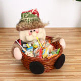 Hot Cute Christmas Candy Bottle Jar Storage Case Gift Box Santa Jars Container Tableware Ornament Snowman Party Home Decor