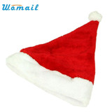 Hot Christmas Hat Soft Warm Santa Headgear Plush Velvet Costume Skullies Beanies Winter Keep Warm Beanie Hats For Kids WOct4