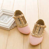 Hot Children Princess Flat Shoes Children Girls Rivets Single Shoes Kids Leather Shoes Girls Shoes