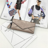 Fashion Tassel Women Wallets Lock Female Standard Women Purse Ladies Clutch Women Wallet Purse Clutch A1448