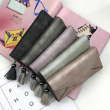 Fashion Tassel Women Wallets Lock Female Standard Women Purse Ladies Clutch Women Wallet Purse Clutch A1448