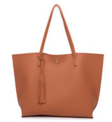 Fashion Tassel Women Shoulder Bags High Quality Soft Pu Leather Handbags Large Capacity Casual Tote Bags Ladies Bags Sac A Main