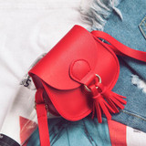 Fashion Tassel Women Messenger Bags Female Handbags Famous Brand PU Leather Shoulder Crossbody Bags For Women Small Flap Bag Sac