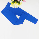 Fashion Sweet Candy Color Girls Solid Leggings Elastic Kid's Baby Skinny Pants Trousers