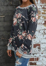 Fashion sweatshirt women 2017 sexy O-neck long sleeve casual printing patchwork women hoodies sweatshirts pullovers plus size