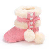 Fashion Super Warm Winter Baby Snow Boots 0-18 months Infant Shoes Girls Antiskid Keep Warm Baby Toddler Boots Shoes