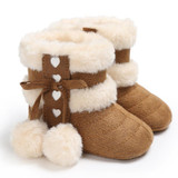 Fashion Super Warm Winter Baby Snow Boots 0-18 months Infant Shoes Girls Antiskid Keep Warm Baby Toddler Boots Shoes