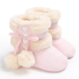 Fashion Super Warm Winter Baby Snow Boots 0-18 months Infant Shoes Girls Antiskid Keep Warm Baby Toddler Boots Shoes