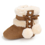 Fashion Super Warm Winter Baby Snow Boots 0-18 months Infant Shoes Girls Antiskid Keep Warm Baby Toddler Boots Shoes