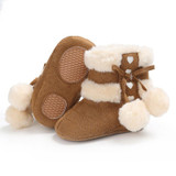 Fashion Super Warm Winter Baby Snow Boots 0-18 months Infant Shoes Girls Antiskid Keep Warm Baby Toddler Boots Shoes
