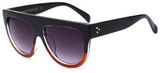 Fashion Sunglasses Women Brand Designer Ladies Sunglasses Flat Top Shield Female CL Oversize Shades Oculos De Sol Feminino
