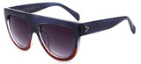 Fashion Sunglasses Women Brand Designer Ladies Sunglasses Flat Top Shield Female CL Oversize Shades Oculos De Sol Feminino