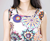 Fashion summer Women Dress casual Bohemian floral leopard sleeveless vest print beach chiffon dress mini dresses female vestidos