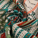 Fashion Summer Vintage Ethnic Dress Sexy Women Boho Floral Printed Casual Beach Dress Loose Sundress