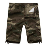 Fashion Summer Men Military Shorts Cargo Camo Casual Baggy Tactical Army Camouflage Short Pants Trousers JL