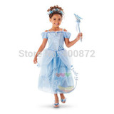 Fashion summer girl dress baby girl Cinderella princess Cosplay Costume, Fancy brand baby costume dress children party dress