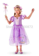 Fashion summer girl dress baby girl Cinderella princess Cosplay Costume, Fancy brand baby costume dress children party dress
