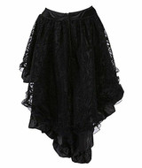 Fashion Summer Fluffy Skirt Retro Steampunk Skirts Lace Midi Skirt Plus Size 6XL Fluffy Skirt for Women