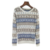 Fashion Striped Watermelon Star Harajuku Women Sweater Winter Warm Flannel girl pullover tops Cashmere Knitted Sweater Female