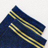 Fashion Striped Socks Funny Cotton Shiny Glitter Socks Women Harajuku Happy Socks For Ladies Girls Pre-design High Quality