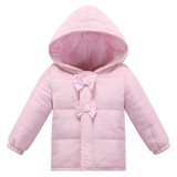 Fashion Spring Autumn Winter Baby Girl Soft Clothing Infant Bebe Girl Coat Pink Cotton Jackets Clothes Newborn Bebe Outerwear