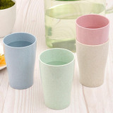 4pcs Eco Friendly Wheat Straw Biodegradable Cups