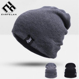 Hot Sales!Unisex Brand Winter Hat For Men Skullies Beanies Women Men Cap Fashion Warm Knit Beanies Hat Elasticity Free Shipping