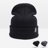 Hot Sales!Unisex Brand Winter Hat For Men Skullies Beanies Women Men Cap Fashion Warm Knit Beanies Hat Elasticity Free Shipping
