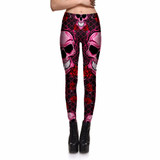Hot Sales! 3D Digital printing skull Leggings Women Skull Printed Fitness Panst 6 Styles Skull Fashion Trousers