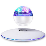 Bluetooth Levitating Floating Speaker Magnetic suspension Rotation LED Light
