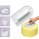 Hot sales Plastic Cake Smoother Polisher Tools Cake Decorating Smoother Fondant Sugarcraft Cake Spatulas DIY Baking Tools