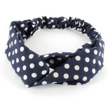 Hot Sales Hot Women Girl Elastic Turban Floral Twisted Knotted Headband Hair Band
