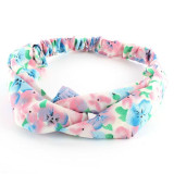 Hot Sales Hot Women Girl Elastic Turban Floral Twisted Knotted Headband Hair Band