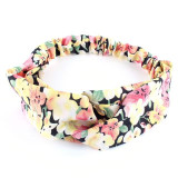 Hot Sales Hot Women Girl Elastic Turban Floral Twisted Knotted Headband Hair Band