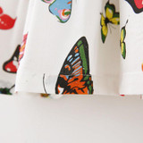 Hot Sales Baby Kid Princess Tunic Dress One-Piece Toddler Girl Butterfly Dress